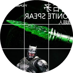 场景大师 ht 1/6 蝙蝠侠大战超人 氪石矛 现货包邮送手型