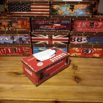 Nordic living room bathroom simple cute car creative cylinder tissue box pumping European luxury high-end paper box