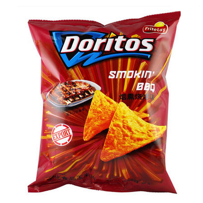 【天猫超市】台湾 进口 多力多滋 烟熏烤味玉米片 65g/袋 超赞