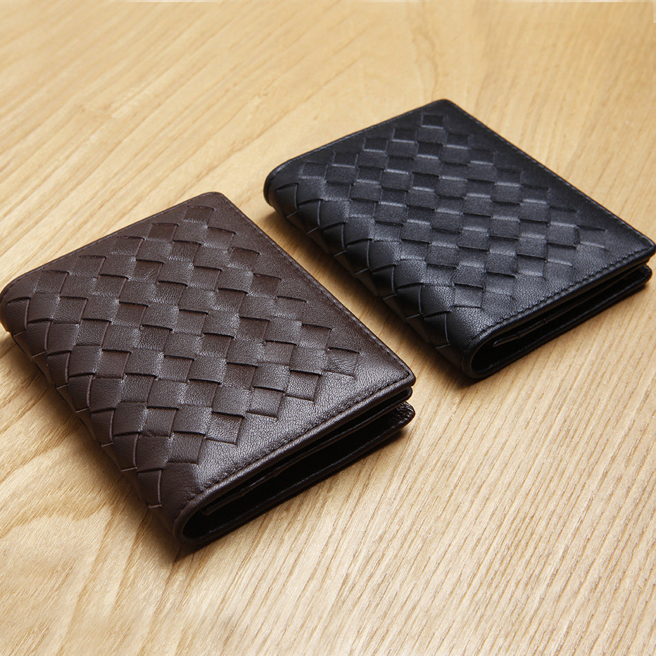 蓝皮具 时尚男女式真皮名片包 高档牛皮编织卡片包 纯皮商务卡包