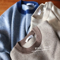 2020 Winter New Strong Recommendation For Mens Computer Jacquard Round Collar Sleeve Head Thickened Warm Cashmere Sweatshirt Casual