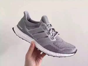 建筑师鞋铺Adidas Ultra Boost 灰色 yeezy灰 跑