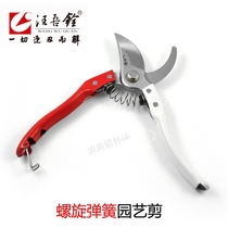 Wang Wuquan 8 inch manganese steel horticultural scissors repair flowers and plants stainless steel branch shears manganese steel pruning shears garden scissors