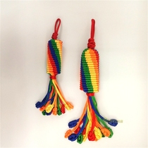 Inner Mongolia featured car pendant Kumgang hanging decoration in car Ornament Tibet Auspicious and Pingan Hada Five Colorful Rope