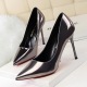 9196-1 in Europe and the contracted wind high heel with shallow mouth pointed sexy thin professional OL women's shoes, high heels