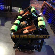 Fluorescent Ribbon Machine bar interactive props stage Department burst point product game Interactive ribbon gun atmosphere props