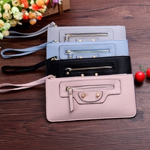 Simple and fashionable ladies long zipper small wallet wallet wallet wallet Korean version wrist bag card bag mobile phone bag