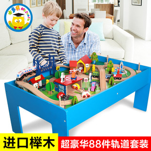 Thomas train track toy set wooden long electric roller coaster game ... Thomas train track toy set wooden long electric roller coaster game ...