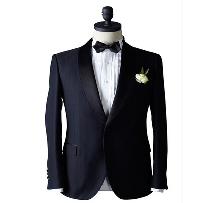 高档时尚男士演出舞台司仪主持男礼服套装宴会迎宾晚礼服私人定制_不