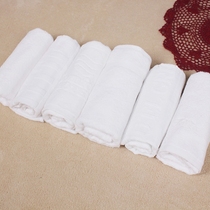 Foreign Trade White Towel Pure Cotton Fine Hair Ring Absorbent Soft Vegan Color Hotel Guesthouse Sauna Face Towel