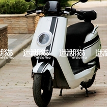 Calf Electric Car N1 N1S Carbon Fiber Sticker Moto Retrofit Personality Rahua Car Sticker