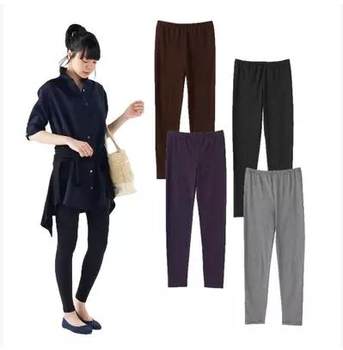 leggings ຝ້າຍຂອງແມ່ຍິງ Mumian Liangpin Tianzhu ສູງ elastic, leggings ແຫນ້ນຫຼາຍ, ພາກຮຽນ spring ແລະດູໃບໄມ້ລົ່ນບາງນອກໃສ່ບາງ slimming pencil pants
