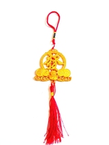 Golden Plastic Gilded Wedding Celebration Wedding opening Joe moving room Decorative Pendant Birthday Chiche Money Lock Accessories Hair