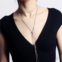 European and American Ins fashion variable length style ultra shiny full drill neck chain neck chain Sexy lock bone chain inlaid drilling neck necklace