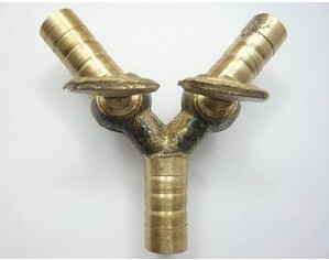 通用带开关燃气灶 进气软管3通接头 进气管三