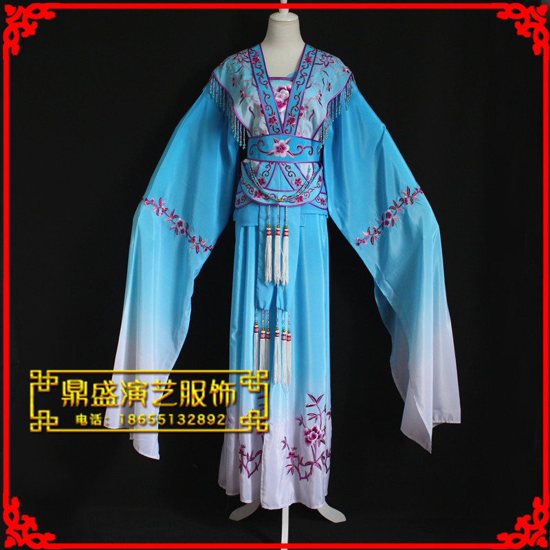 Peking Opera Yue Opera Costume Drama Palace Dress Flowers Denier Clothing Opera Costume Little Denier Clothing Opera Costumes Multicolored
