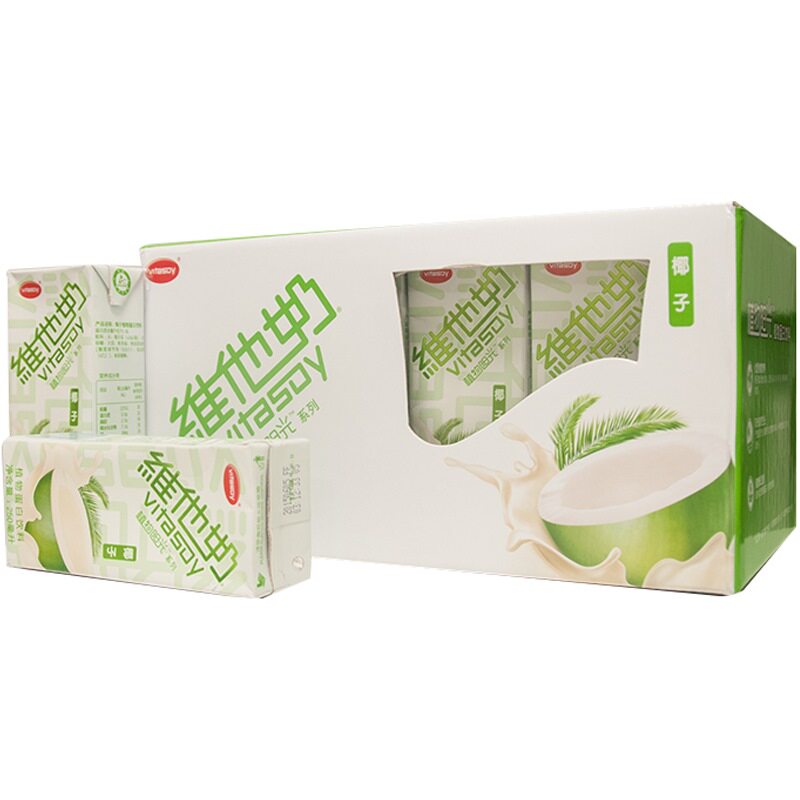 满99包邮 维他奶植物阳光椰子植物蛋白饮料 250ml*12盒 整箱