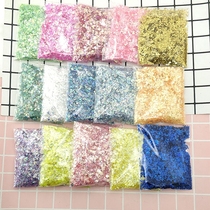 Crystal drop glue Crystal mud ashtray mobile phone shell DIY production filling toner shell paper broken sugar paper 20 grams