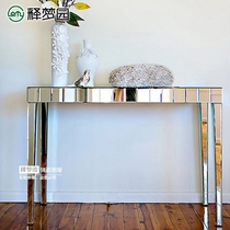 Export boutique porch table glass furniture porch door to the door cabinet mirror furniture European style LJ-0501