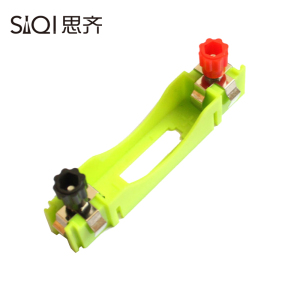 绿色环保塑料单节 5号电池盒 物理电学实验用