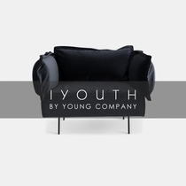 IYOUTH regular agent Danish brand Nordic minimalist design velvet combination single lazy sofa