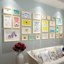 Creative simple modern personality Photo Wall living room background wall decoration frame wall corporate culture wall aisle porch