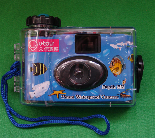 Domestic wide-angle lens simple diving camera comes with 27 pieces of film