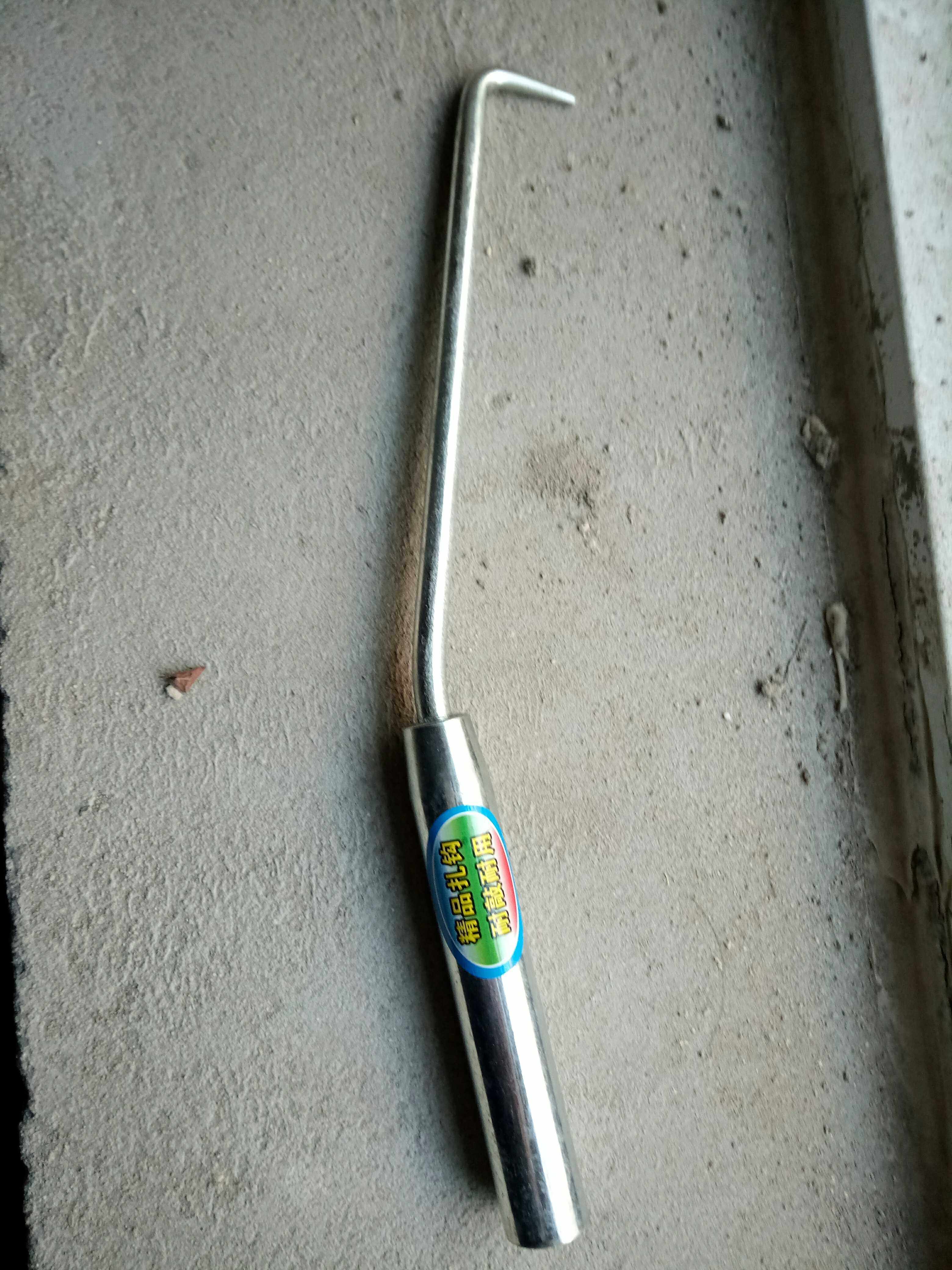 不锈钢实心钢筋钩 实心桩心扎钩 耐敲扎丝钩 建筑钢筋 绑扎勾子