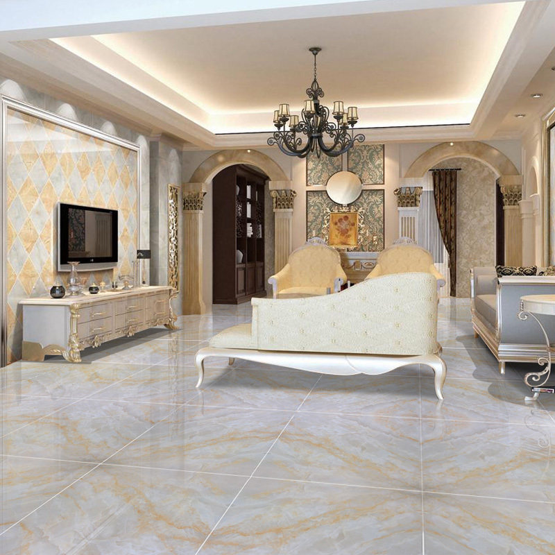 地砖全抛釉800x800客厅 卧室瓷砖 室内防滑耐磨地板砖 墙面抛光砖