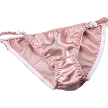 Super popular fashion sexy 100% mulberry silk silk underwear womens thong T pants breifs