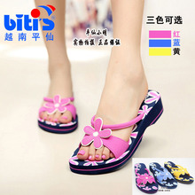 Юэ Наньпин Xianliang тапочки летние оригинальные женские наборы тапочки низкие каблуки модные пляжные тапочки
