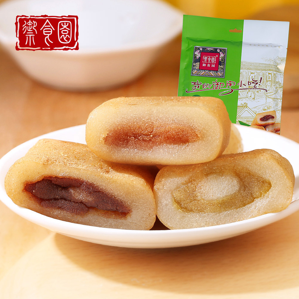 北京特产 御食园驴打滚500g 麻薯点心零食 传统糕点食品产品展示图5