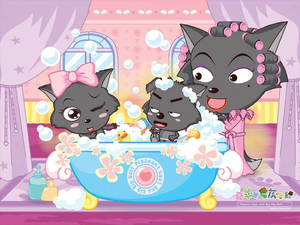 皇冠来图订制海报 喜洋洋与灰太狼海报定做 墙