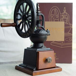 咖啡豆 大型研磨机 timemore泰摩古轮台超省力复古手摇咖啡豆磨豆机