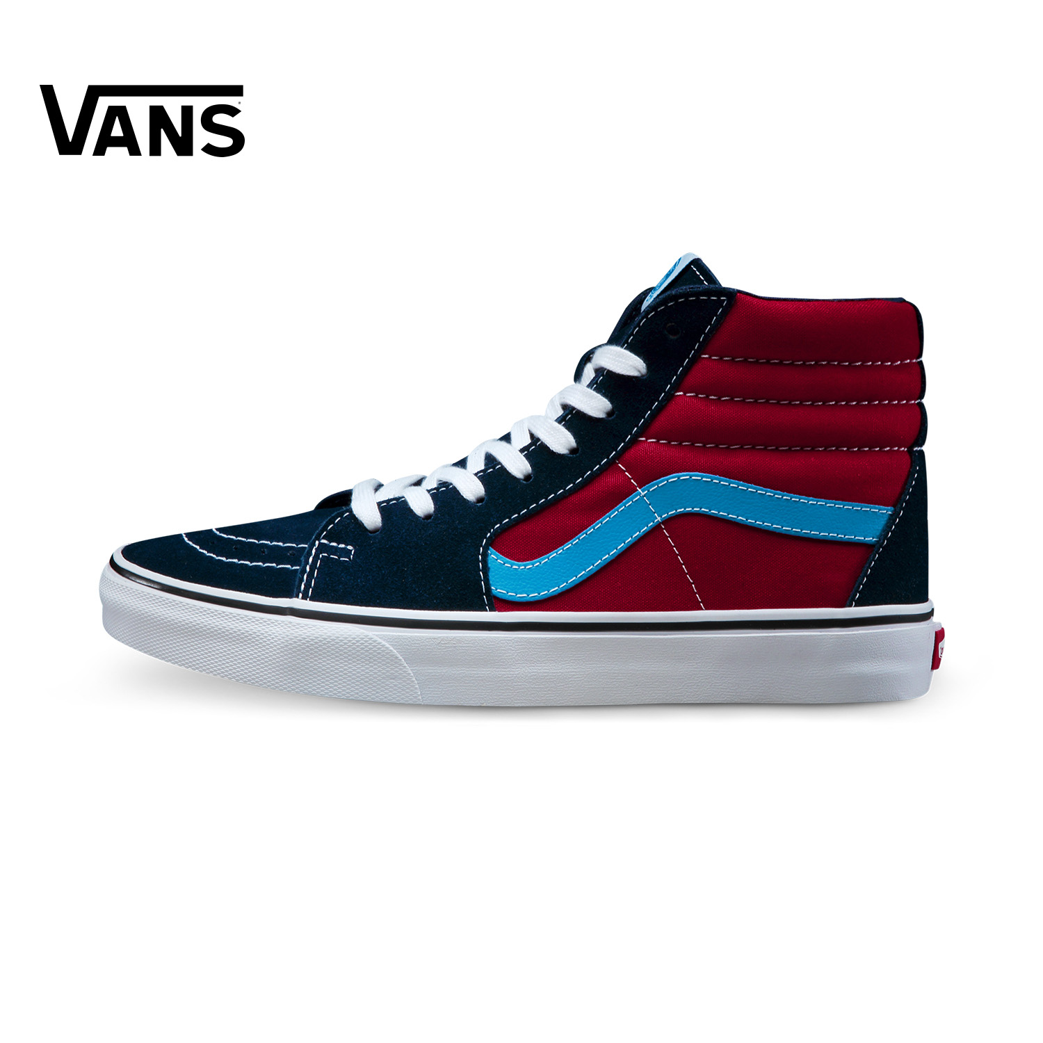 Vans/范斯蓝/红色情侣运动鞋Sk8-Hi|VN-0KYA7ZR/7ZK产品展示图1