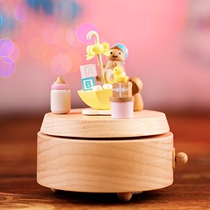 Jeancard Music Box Valentines Day to send children birthday gifts girls children children rotating baby umbrellas Music Box