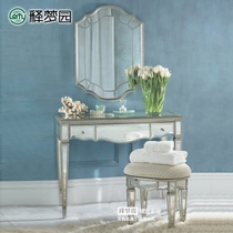European mirror dressing table neoclassical post-modern minimalist makeup table fashion vanity mirror 0795