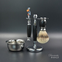 Imperial poem shaving suit badger hair shaving brush shaving bowl razor bracket men shaving suit