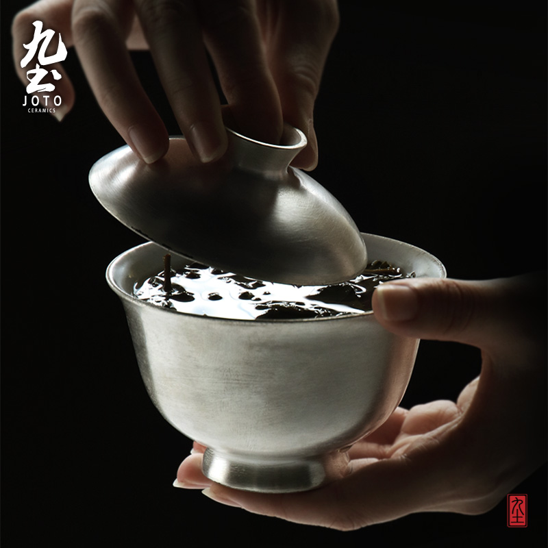 About Nine soil checking silver glaze tureen tea cup Japanese large tea cup of jingdezhen ceramic kung fu tea set to tea cups