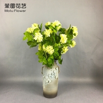 Moto simulation floral set Hydrangea living room table decoration bedroom office flower arrangement decoration fake flower decoration