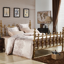 Jingda brand copper bed high-end design High-quality luxury European classical double bed 1 5 meters 1 8 meters
