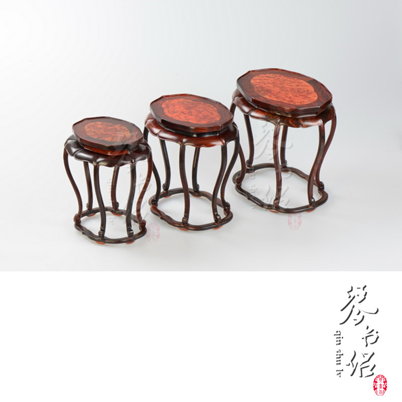 Red rosewood carving with sakura, solid wood vases are it antique jade penjing several Chinese bonsai base