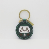 HULLY Ping An Dharma Handmade God of Wealth Car Keychain Original Lucky Birthday Gift