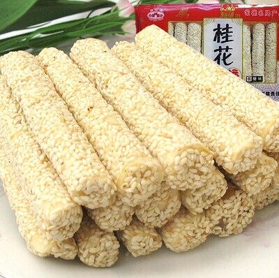 湖南常德特产 桃源佳奇 桂花糖240g 低糖 香酥脆 传统糕点芝麻糖