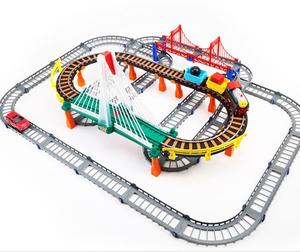 多层搭建轨道 四层双大桥电动火车轨道优惠价