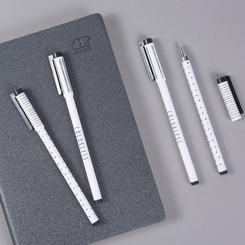 包邮晨光中性笔无色系列0.35/0.38/0.