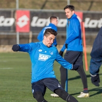 lotto sport lotto sport Hoffenheim Hoffenheim mens tight warm training jersey