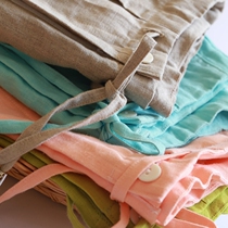 100 hitch high-end French hemp Shuang pure linen lining Skin Candy Color women Casual Temperament Shorts