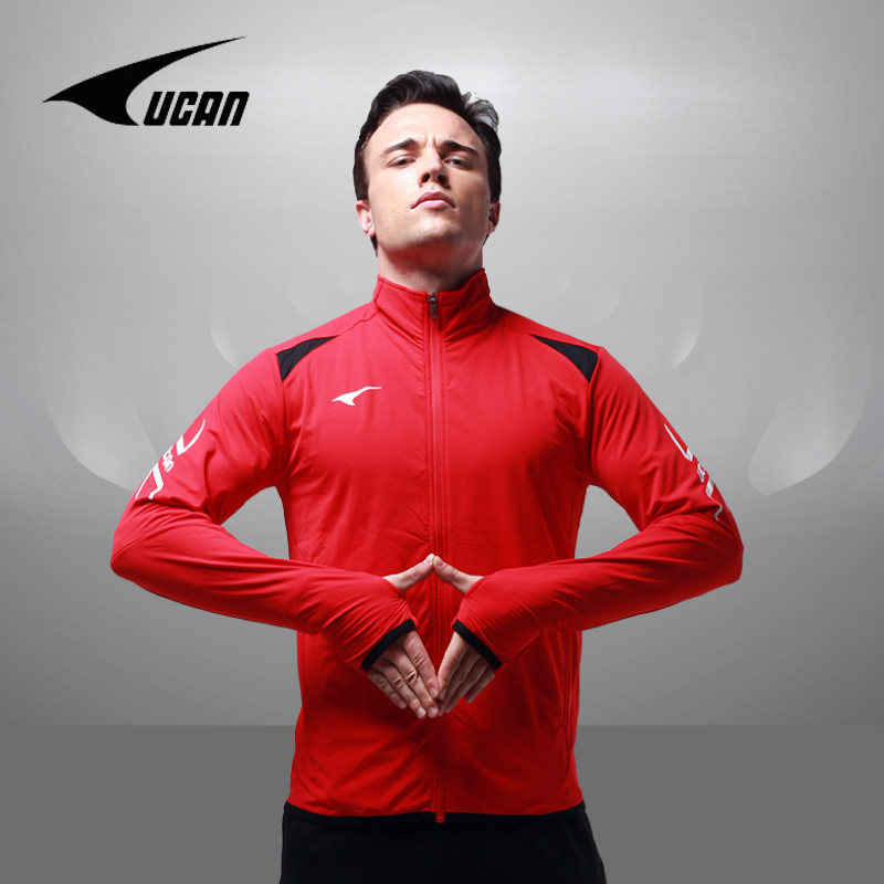 ucan新款锐克足球服运动套装秋冬训练球衣外套足球训练出场服男衣