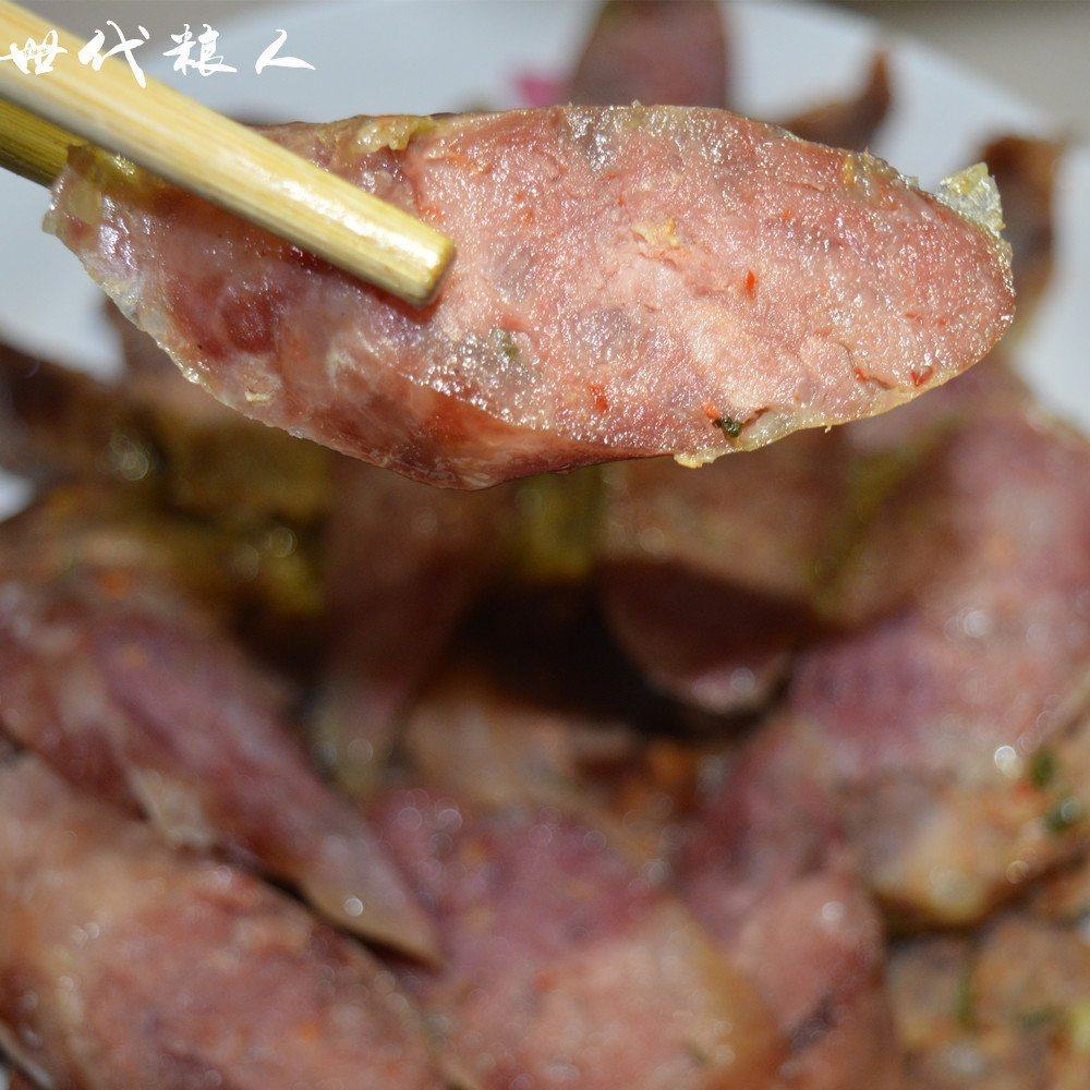 河南固始腊肠 正宗信阳农家手工自制灌肠土猪纯肉香肠非烟熏500g